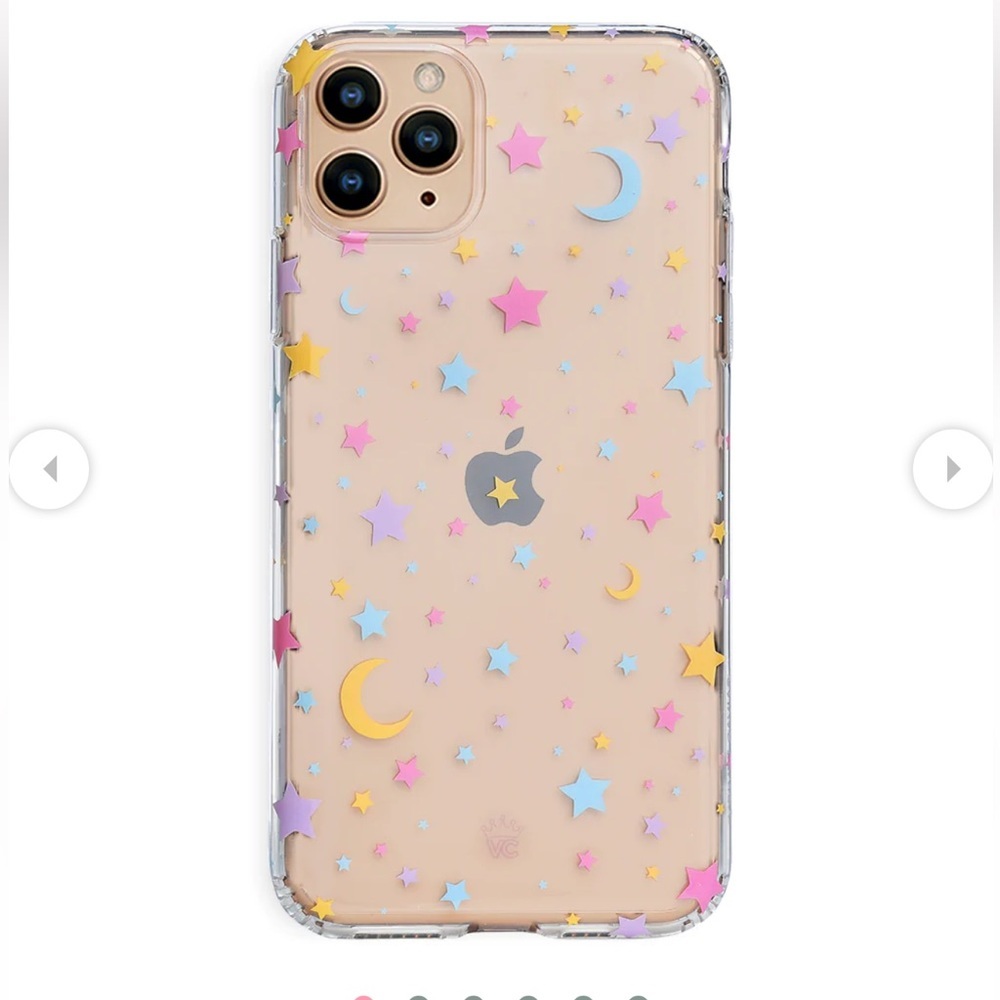 Velvet Caviar iPhone 11 Pro Max case in pastel starry night.